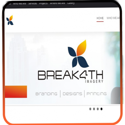 Break4th Imagery- Web design and development