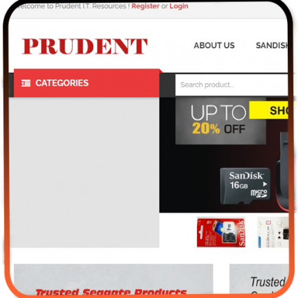 Prudent IT Resources Ltd- web design and development, e-commerce website