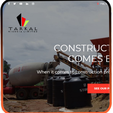 TARKAL NIGERIA LIMITED- web design and development